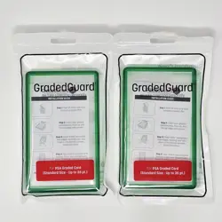 (2) Emerald GradedGuard PSA Graded Card Jewel Case Guard Protector Stackable - Image 1