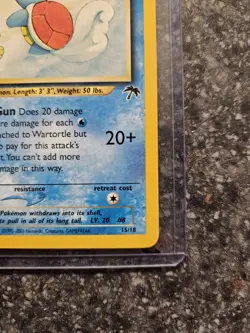 Wartortle 15/18 Southern Islands 2001 Nintendo Promo Rare Pokemon Card TCG - Image 3