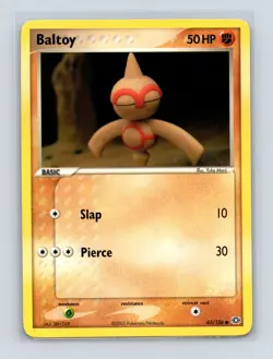 Pokemon TCG Baltoy 43/106 Emerald Normal LP - Image 1