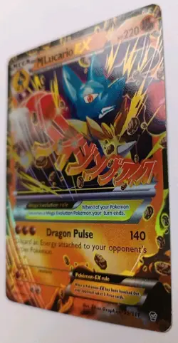 Pokemon M Lucario EX Holo Card 55/111 XY Furious Fists - Image 3