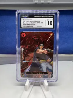 Ben Beckman Card OP09-009 One Piece Japanese SR SP CGC Gem Mint 10 - Image 1