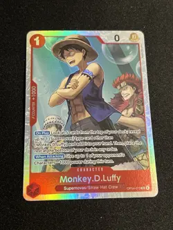 Monkey.D.Luffy SR The Azure Sea’s Seven (OP14-013) - One Piece Card - Image 1