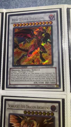 Yugioh Synchro Collection 9 Cards Total w 2 Ultimate Rare Red Dragon Archfiends - Image 3