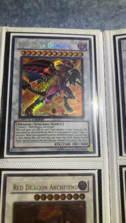 Yugioh Synchro Collection 9 Cards Total w 2 Ultimate Rare Red Dragon Archfiends - Image 4