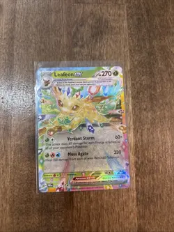 Pokemon Cards Leafeon ex 006/131 Ultra Rare Prismatic Evolutions- (NM) - Image 1
