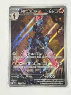 Pokemon TCG Ceruledge Surging Sparks Illustration Rare Card 197/191 MINT NM - Image 2