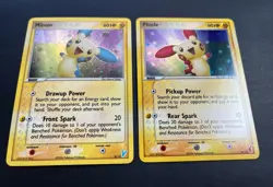Pokemon TCG 2006 Minun Plusle Holo Rare Lot 2 Cards 6/12 7/12 Nintendo Vintage - Image 2