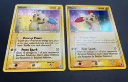 Pokemon TCG 2006 Minun Plusle Holo Rare Lot 2 Cards 6/12 7/12 Nintendo Vintage - Image 4