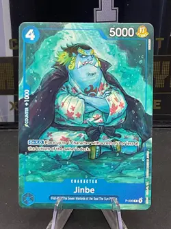 2024 One Piece P-030 Jinbe Premium Card BCG Fest 23-24 - Image 1