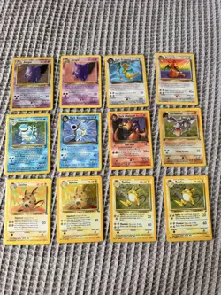 Pokemon Cards Wotc Era Rocket Fossil Holos Charizard Dragonite Gengar blastoise - Image 1