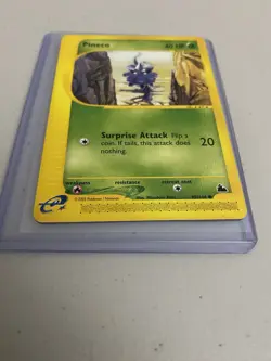 Pineco Pokemon Skyridge 85/144 Wotc era Vintage Pokemon Card E-Reader Common NM - Image 2