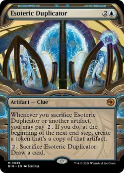 Esoteric Duplicator - Showcase Magic mtg NM-Mint, English OTJ The Big Score x1 - Image 1