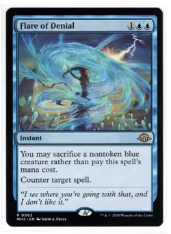 MTG Flare of Denial, Modern Horizons 3 (MH3) Regular Near Mint Magic NM - Image 1