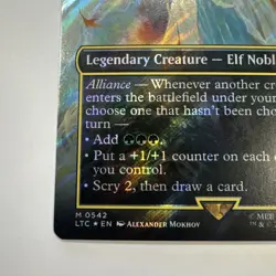 MTG - Galadriel, Light of Valinor (Borderless) (Surge Foil) Commander: LotR - LP - Image 4