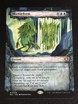 MTG Lorwyn Eclipsed Mirrorform Showcase 0308 NM Mythic - Image 1