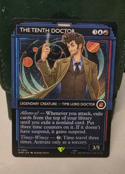 2023 MTG Magic The Gathering WHO Doctor Who Showcase #561 The Tenth Doctor - Image 1