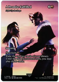 A Promise Fulfilled - Light Up the Stage (Showcase) - 0039 - Final Fantasy - MTG - Image 1