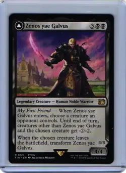 MTG Zenos yae Galvus NON-FOIL NM 127 FINAL FANTASY Magic the Gathering - Image 1
