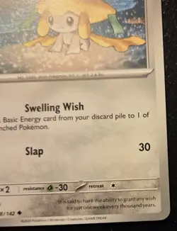 Jirachi 098/142 Uncommon Scarlet & Violet: Stellar Crown Pokemon TCG - Image 5