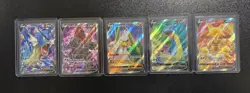 Pokemon TCG V Full Art Gyarados Coalossal Sirfetchd Lapras Alakazam Lot of 5 NM - Image 1