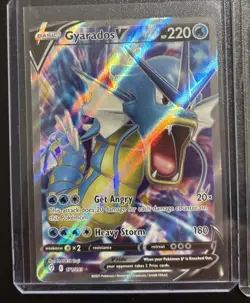 Pokemon TCG V Full Art Gyarados Coalossal Sirfetchd Lapras Alakazam Lot of 5 NM - Image 2