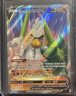 Pokemon TCG V Full Art Gyarados Coalossal Sirfetchd Lapras Alakazam Lot of 5 NM - Image 4