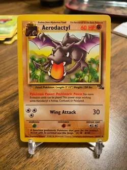 Pokemon TCG Aerodactyl Fossil 16/62 Non-Holo Rare - Image 1