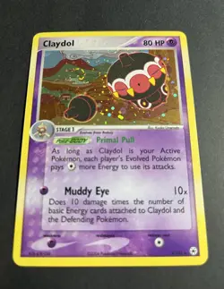Pokemon TCG Claydol EX Hidden Legends 2/101 Holo Rare Swirl 80 HP 2004 Nintendo - Image 3