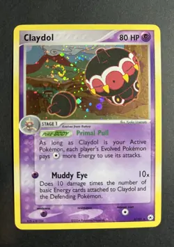 Pokemon TCG Claydol EX Hidden Legends 2/101 Holo Rare Swirl 80 HP 2004 Nintendo - Image 4