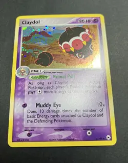 Pokemon TCG Claydol EX Hidden Legends 2/101 Holo Rare Swirl 80 HP 2004 Nintendo - Image 5