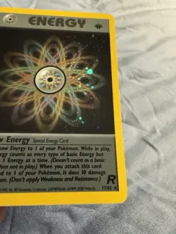 Rainbow Energy 17/82 Pokemon Team Rocket Holo 1st Edition - Image 4