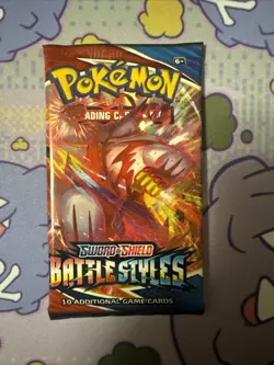 1X Battle Styles Booster Pack Pokemon Sword Shield SWSH New Sealed English 820650808180 - Image 1