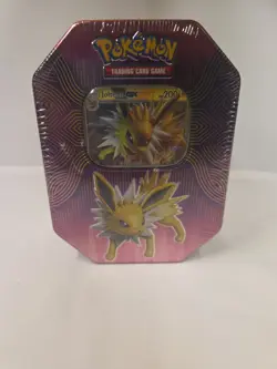 Pokemon TCG: Elemental Power Tin Jolteon GX + 4 Packs (Sun & Moon) SEALED 820650806490 - Image 1