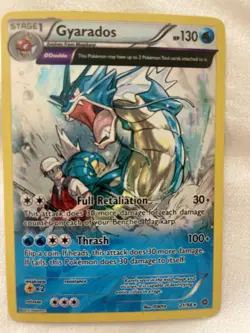 CGC 9 Pokemon 2015 Ancient Origins Full Art Holo 21/98 Gyarados Mint - Image 1