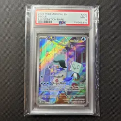 2023 Pokemon Scarlet and Violet Paldea Evolved Eiscue Illustration Rare PSA 9 - Image 1