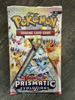 Heavy 22.41! Pokemon Prismatic Evolutions Booster Pack Sealed! Demi-God PackU! - Image 3
