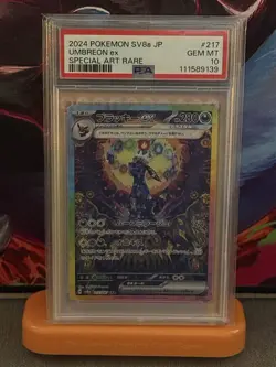 Pokemon Japanese Umbreon Ex 217/187 SAR Terastal Festival SV8a PSA GEM MINT 10 - Image 1