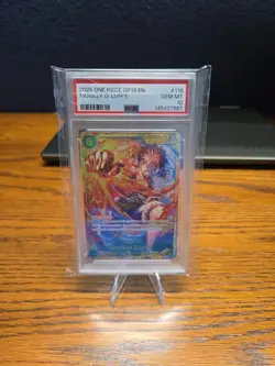 One Piece Op13-118 Carrying on his will Monkey.D.Luffy secret PSA 10 Gem Mint - Image 2