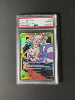 OP01-121 Yamato SEC Romance Dawn One Piece Card Game English PSA 10 GEM - Image 1