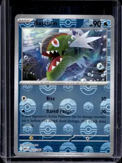 2025 Pokemon White Flare Basculin Reverse Holo Poke Ball Common #024/086 - Image 1
