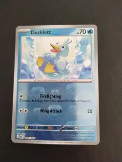 Ducklett (Master Ball Pattern) - 025/086 Pokemon TCG White Flare NM - Image 1