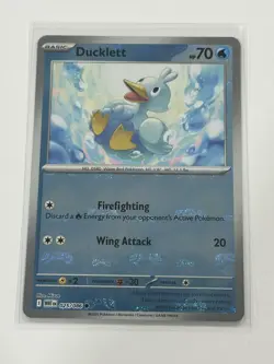 Ducklett 025/086 Master Ball Reverse Holo Pokemon Card White Flare WHT EN 2025 - Image 1