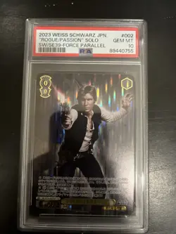 2023 Weiss Schwarz 002 “Rogue/Passion” Solo Force Parallel PSA GEM MINT 10 - Image 1