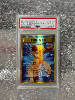 Pokemon Misty's Determination XY Evolutions Full Art #108 PSA 10 Gem Mint - Image 1