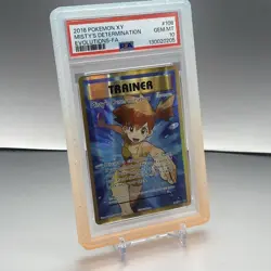 2016 Pokemon XY Evolutions 108/108 Full Art Misty's Determination PSA 10 GEM MT - Image 2