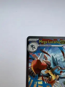 Mega Lucario EX 179/132 Me01: Pokemon Mega Evolution Special Illustration Rare - Image 2