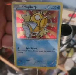 Pokemon TCG Magikarp 🌀SWIRL XY143 Target Black Star Promo Holo 2016 - SEALED - Image 1