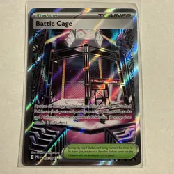Battle Cage 116/94 Ultra Rare IR Phantasmal Flames Pokemon Card TCG Full Art NM - Image 1