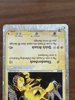 Electabuzz ex 97/109 Ruby and Sapphire Holo Rare Pokemon Card 2003 HP - Image 4