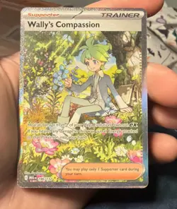 Pokemon TCG Mega Evolution Wally’s Compassion Trainer Card 186/132 Near Mint NM - Image 1